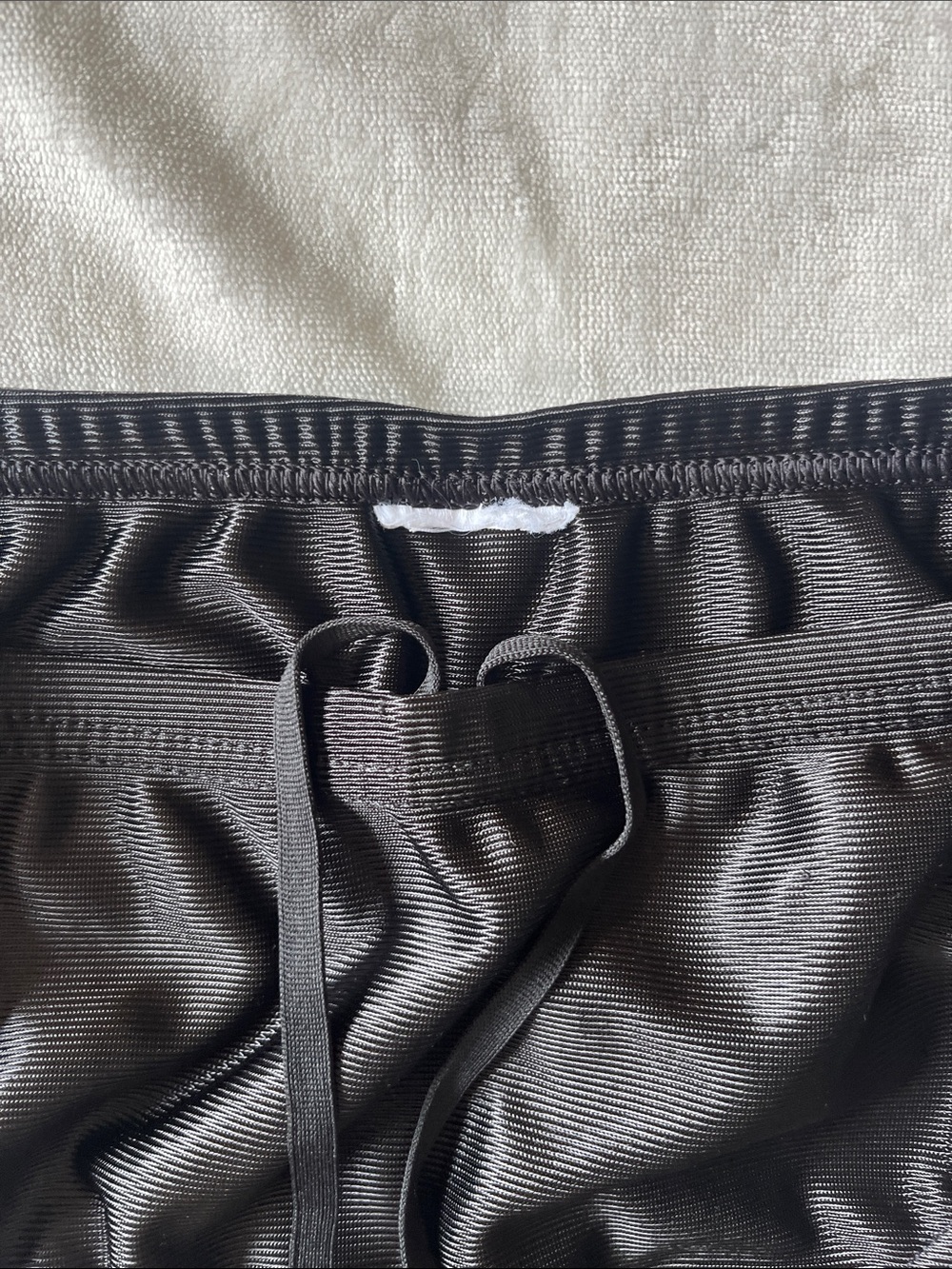 Speedo Men’s Black Swim Briefs with Drawstring - Picture 2 of 6